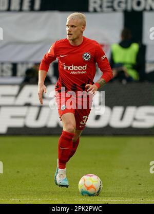 Francoforte, Germania. 04th Apr, 2023. 4th aprile 2023, Deutsche Bank Park, Francoforte, GER, DFB-Pokal, Eintracht Frankfurt vs 1.Union Berlin, nella foto Philipp Max (Francoforte) Credit: dpa/Alamy Live News Foto Stock