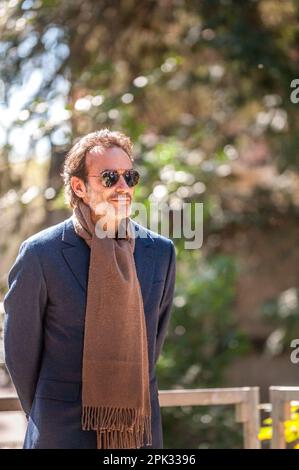 Anthony Delon apre il nuovo museo di Alessandria sui Cappelli Borsalino Foto Stock