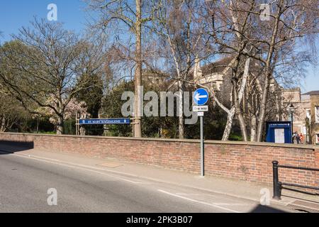 Chiesa Parrocchiale di Santa Maria Maddalena, Church Walk, Richmond, Surrey, Inghilterra, REGNO UNITO Foto Stock