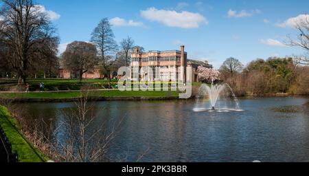 Giro del Regno Unito - Vista esterna di Astley Hall, Chorley, Lancashire, Regno Unito Foto Stock