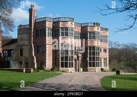 Giro del Regno Unito - Vista esterna di Astley Hall, Chorley, Lancashire, Regno Unito Foto Stock