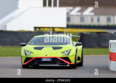 Lamborghini Huracan sto Supercar a Goodwood Foto Stock