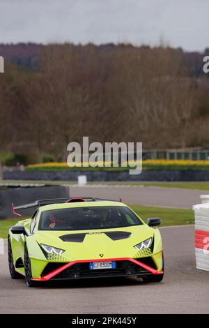 Lamborghini Huracan sto Supercar a Goodwood Foto Stock