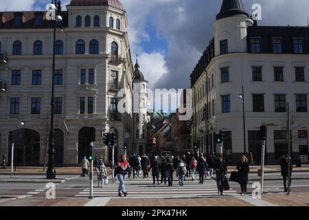 Helingborg/skaane//Svezia/05 aprile 2023/ Helingborg, città meridionale, fromland e mare, oresend oceano nella città meridionale di Swewden.. (Foto.Francis Joseph Dean/immagini del decano) Foto Stock