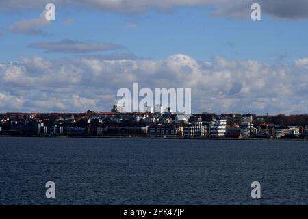 Helingborg/skaane//Svezia/05 aprile 2023/ Helingborg, città meridionale, fromland e mare, oresend oceano nella città meridionale di Swewden.. (Foto.Francis Joseph Dean/immagini del decano) Foto Stock