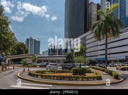 Moderni grattacieli nel centro di Panama City, Panama Foto Stock