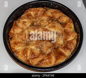 Torta al sidro di mele Foto Stock