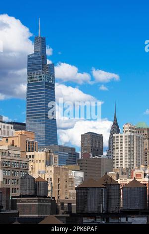 Summit One Vanderbilt Building, Chrysler Tower, Manhattan, New York City, USA Foto Stock