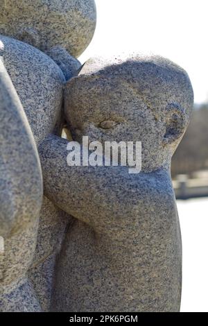 Sculture, installazione di Vigeland a Frogner Park, Oslo, Norvegia Foto Stock