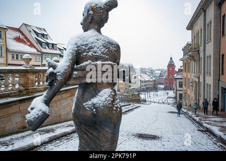 Paesaggio urbano di Gotha in Turingia, Germania. Foto Stock