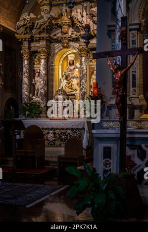 Santuario mariano di Castelmonte. Cividale del Friuli Foto Stock