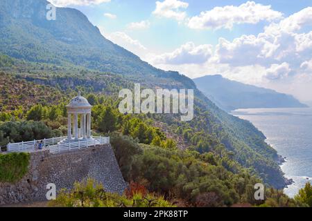 Son Marroig – tenuta di campagna e monastero sulla costa occidentale di Maiorca, Isole Baleari, Spagna Foto Stock