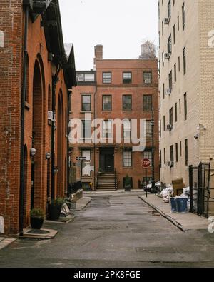 Case a Brooklyn Heights, Brooklyn, New York Foto Stock