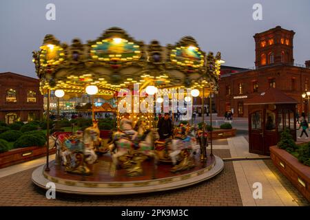 14.10.2017, Polonia, Lodzkie, Lodz - manufaktura, centro commerciale e luogo culturale in un ex deserto industriale nel centro. 00A171014D029CAROE Foto Stock