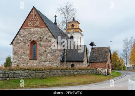 Svezia, Lulea Gammelstad, patrimonio dell'umanità dell'UNESCO, storico villaggio della chiesa, NederLulea Kyrka Foto Stock