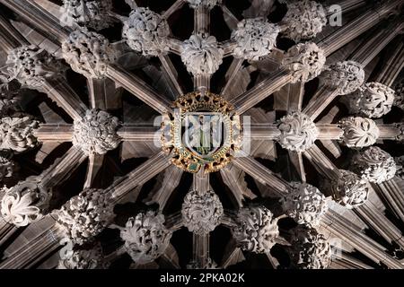 Soffitto della chiesa, St. Giles, Edimburgo, Scozia, Regno Unito, Europa Foto Stock