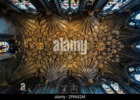 Soffitto della chiesa, St. Giles, Edimburgo, Scozia, Regno Unito, Europa Foto Stock