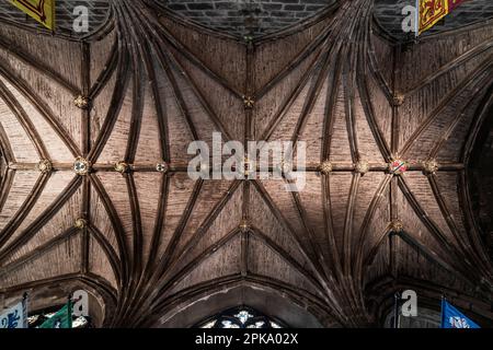 Soffitto della chiesa, St. Giles, Edimburgo, Scozia, Regno Unito, Europa Foto Stock