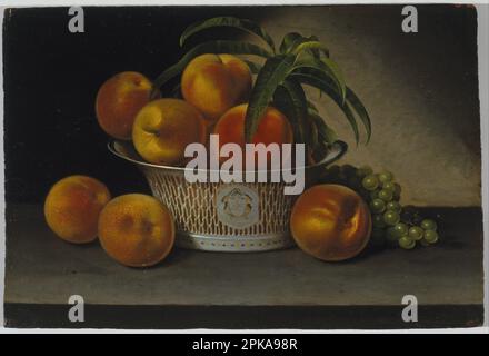 Still Life with Peaches 1821 di Raphaelle Peale Foto Stock