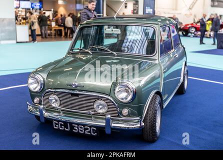 Paul McCartney,s Mini Cooper Classic Car Show Londra UK Foto Stock