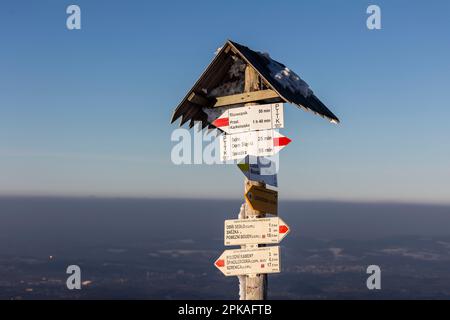 Europa, Polonia, bassa Slesia, Montagne Giganti Foto Stock