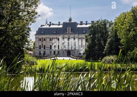 Europa, Polonia, Voivodato silesiano, Castello di Pszczyna Foto Stock