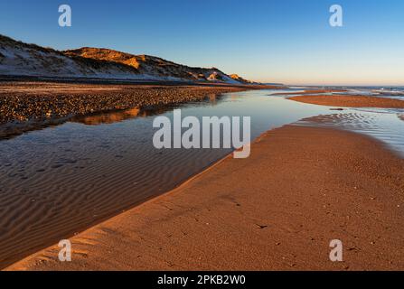 Coastal Impression, Anholt Island, Orkenen, Kattegat, Mar Baltico, Danimarca Foto Stock