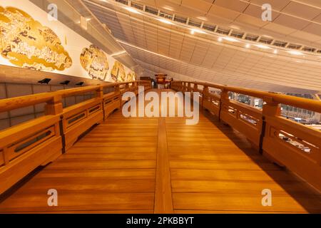 Giappone, Honshu, Tokyo, Aeroporto Internazionale di Haneda, Vista interna Foto Stock