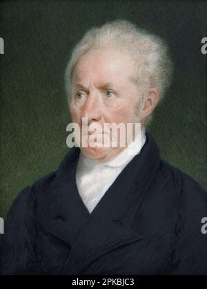 Gilbert Stuart circa 1825 di Sarah Goodridge Foto Stock