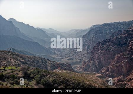 La Riserva della biosfera di Dana, Giordania. Credit: MLBARIONA/Alamy Stock Photo Foto Stock