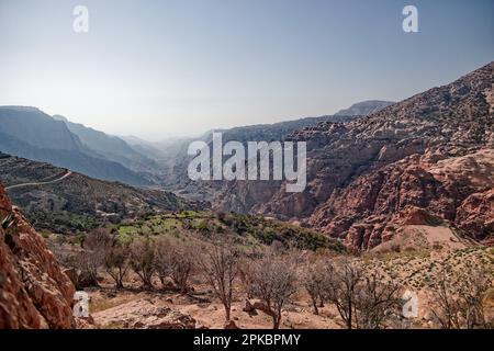 La Riserva della biosfera di Dana, Giordania. Credit: MLBARIONA/Alamy Stock Photo Foto Stock