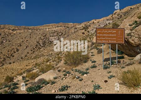 La Riserva della biosfera di Dana, Giordania. Credit: MLBARIONA/Alamy Stock Photo Foto Stock