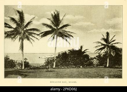 Biscayne Bay, Miami vintage Fotografia dal libro ' Florida, la terra dell'incanto ' di Nevin otto Winter, 1869-1936 Data di pubblicazione 1918 Editore Boston, The Page Company dalla serie ' See America First ' Foto Stock