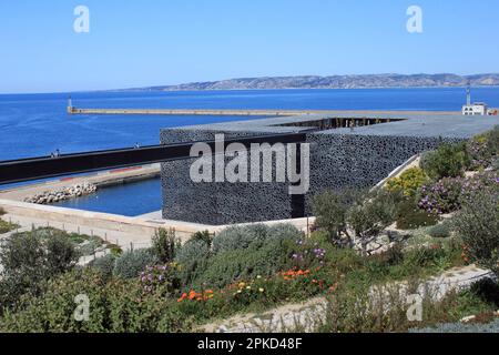 Giardino delle migrazioni, le Jardin des Migrations, Fort St Jean, Fort Saint Jean, Fort St-Jean, Musem, Musee des Civilisations de l'Europe et de la Foto Stock