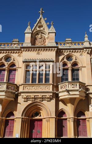 Casa Gourgion nel centro storico di Mdina, Malta Foto Stock