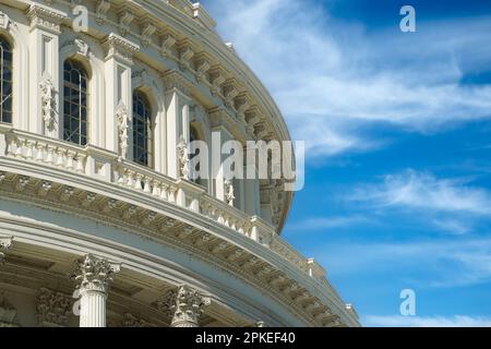 washington DC capitol dettaglio Stati Uniti Foto Stock