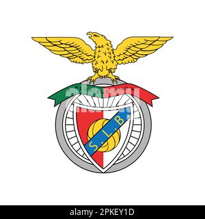 Vinnitsa, Ucraina - 18 novembre 2022: Calcio. Logo FC Benfica. Illustrazione editoriale vettoriale Illustrazione Vettoriale