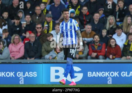 Oxford, Regno Unito. 07th Apr, 2023. Marvin Johnson #18 di Sheffield Mercoledì durante la partita Sky Bet League 1 Oxford United vs Sheffield Mercoledì al Kassam Stadium, Oxford, Regno Unito, 7th aprile 2023 (Photo by Gareth Evans/News Images) a Oxford, Regno Unito il 4/7/2023. (Foto di Gareth Evans/News Images/Sipa USA) Credit: Sipa USA/Alamy Live News Foto Stock