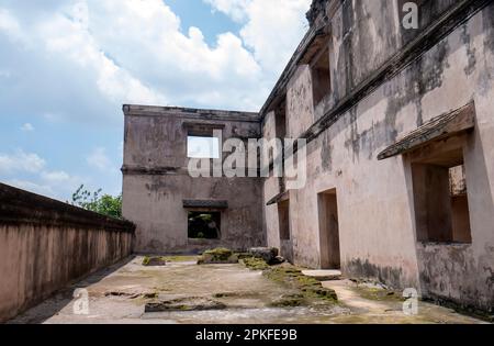 Tamansari Water Castle, uno degli edifici storici nella speciale regione di Yogyakarta Indonesia Foto Stock