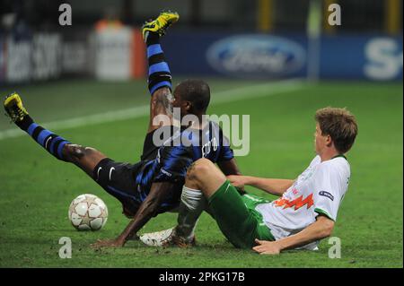 Milano, Italia, 29/09/2010 : Samuel Eto’o durante la partita Inter Werder Brema Foto Stock