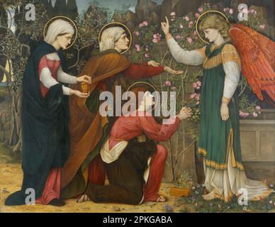 Perché cercate i vivi tra i morti? San Luca 24 v5 tra il 1870 e il 1890 di John Roddam Spencer Stanhope Foto Stock