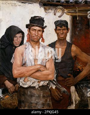 Spagnolo Blacksmiths 1882 di Ernst Josephson Foto Stock