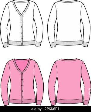 Maglioni Da Donna Con Scollo A V Color Albicocca E Maniche Lunghe Maglioni Oversize In Poliestere