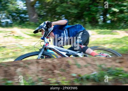 Brevard College, gara di velocità in discesa Foto Stock