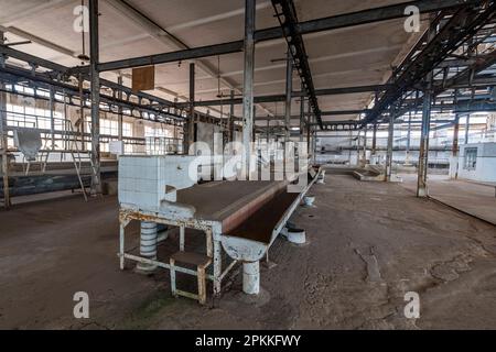 Vecchio macello, Fray Bentos Industrial Landscape, patrimonio dell'umanità dell'UNESCO, Uruguay, Sud America Foto Stock