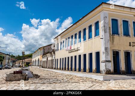 Edifici coloniali, Laranjeiras, Sergipe, Brasile, Sud America Foto Stock