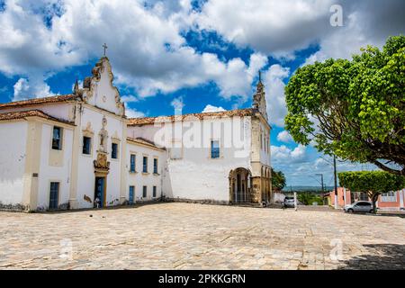 Chiesa del terzo Ordine del Monte Carmelo, patrimonio dell'umanità dell'UNESCO, Sao Cristovao, Sergipe, Brasile, Sud America Foto Stock