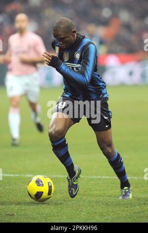 Milano, Italia, 30/11/2011 : Samuel Eto’o durante la partita Inter Palermo Foto Stock