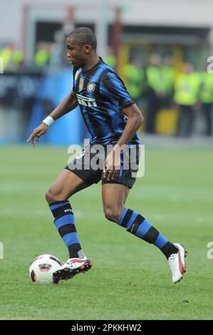 Milano, Italia, 06/03/2011 : Samuel Eto’o durante la partita Inter Genoa Foto Stock