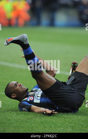 Milano, Italia, 06/03/2011 : Samuel Eto’o durante la partita Inter Genoa Foto Stock